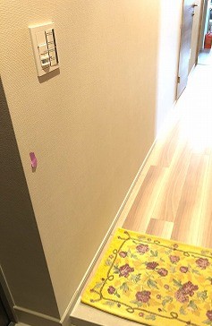 廊下手すり取付工事 施工前